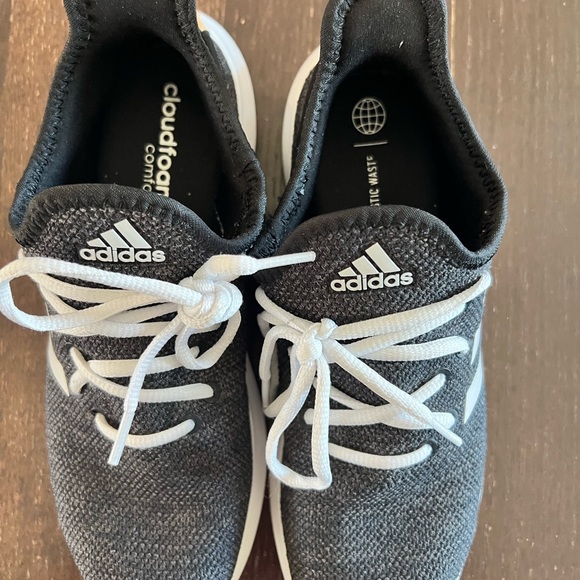 Addidas Cloudform Dark Grey Shoes - Picture 3 of 5